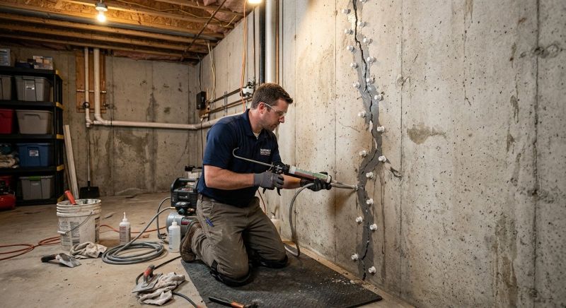 Basement Crack Repair in Bandera, TX