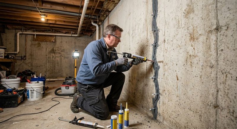 Basement Crack Repair in Bandera, TX