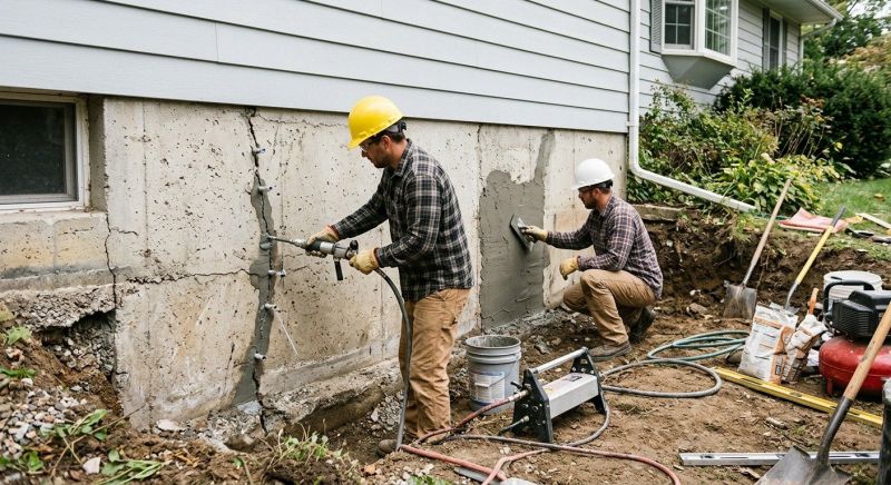 Basement Foundation Repair in Comfort, TX