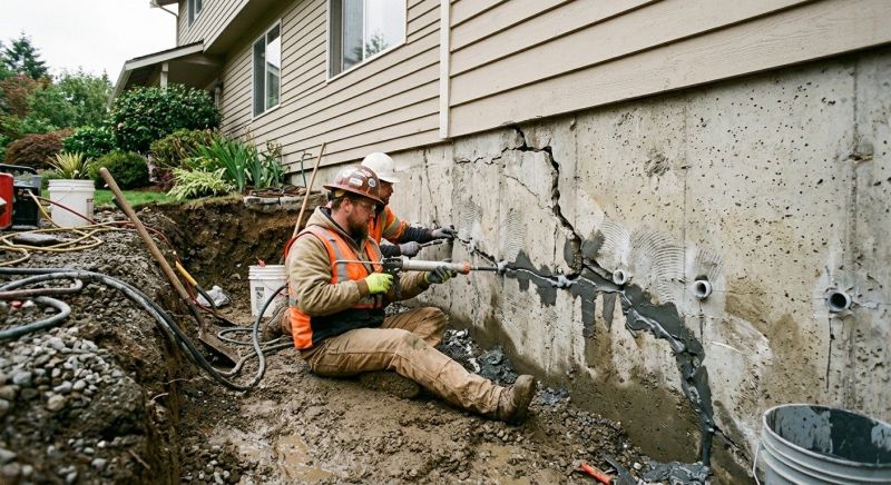 Cracked Foundation Repair in Comfort, TX