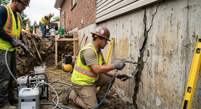 Cracked Foundation Repair in Pipe Creek, TX