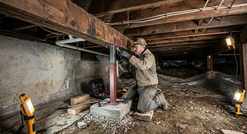 Crawlspace Foundation Repair in Center Point, TX