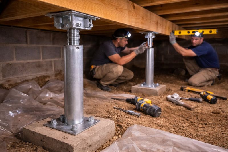 Crawlspace Structural Repair in Bandera, TX
