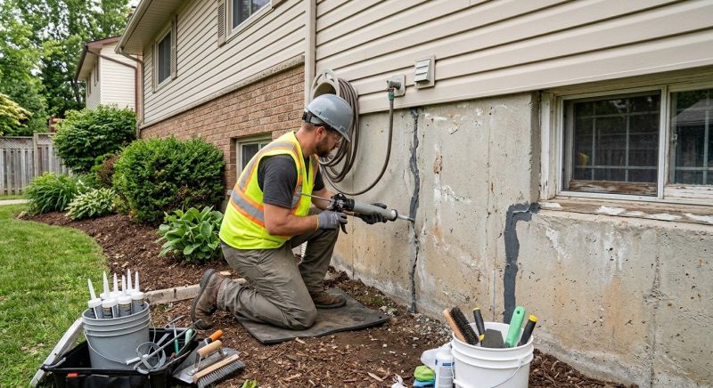Foundation Crack Sealing in Bandera, TX