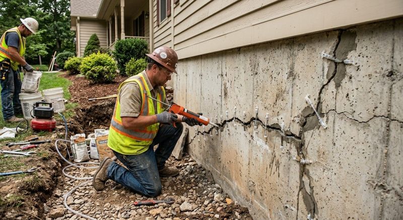 Foundation Crack Sealing in Bandera, TX