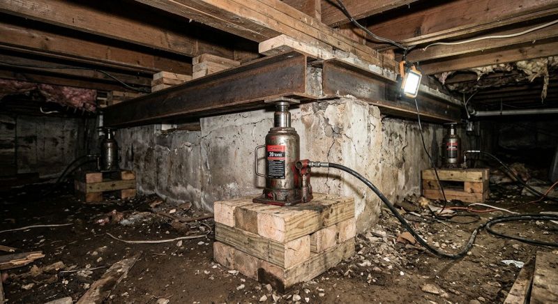 Foundation Jacking in Kerrville, TX