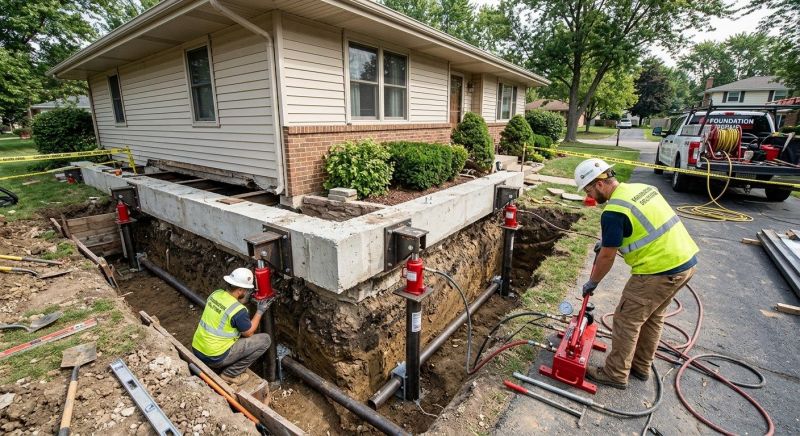 Foundation Jacking in Medina, TX