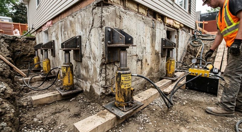 Foundation Jacking in Pipe Creek, TX
