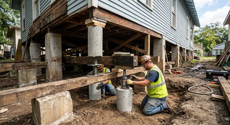 Foundation Pier Repair in Bandera, TX