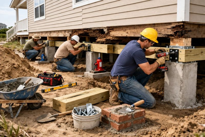 Foundation Raising in Comfort, TX