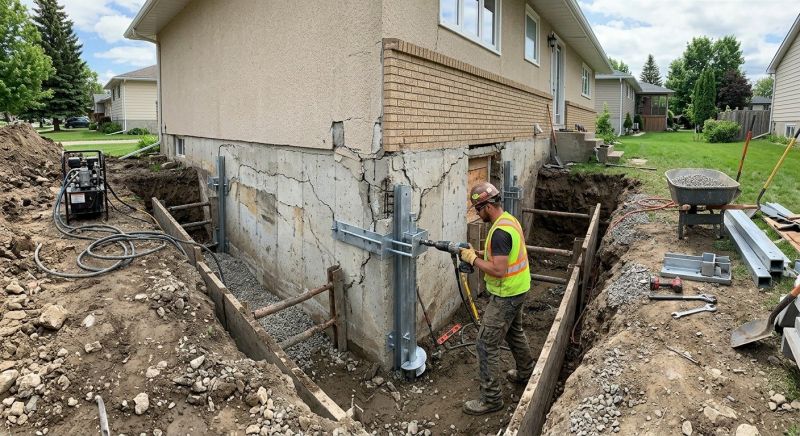 Foundation Settlement Repair in Bandera, TX