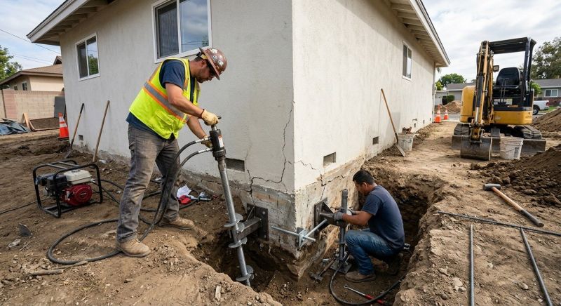 Foundation Stabilizing in Pipe Creek, TX