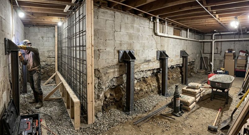 Foundation Stabilizing in Pipe Creek, TX