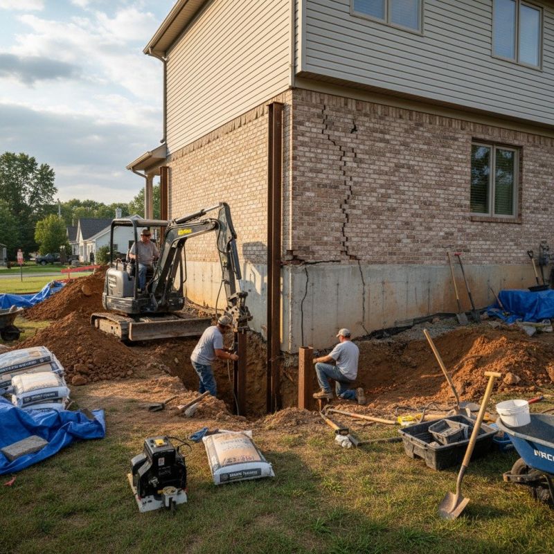 Home Foundation Repair in Center Point, TX