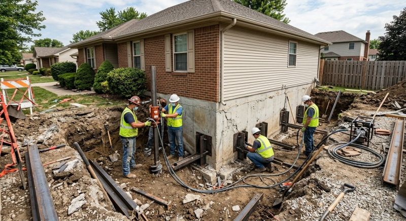House Foundation Repair in Boerne, TX