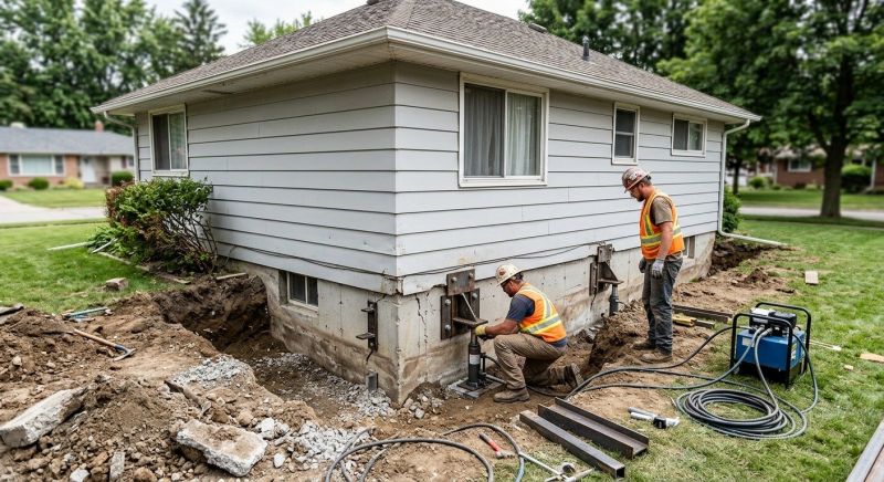 House Foundation Repair in Pipe Creek, TX