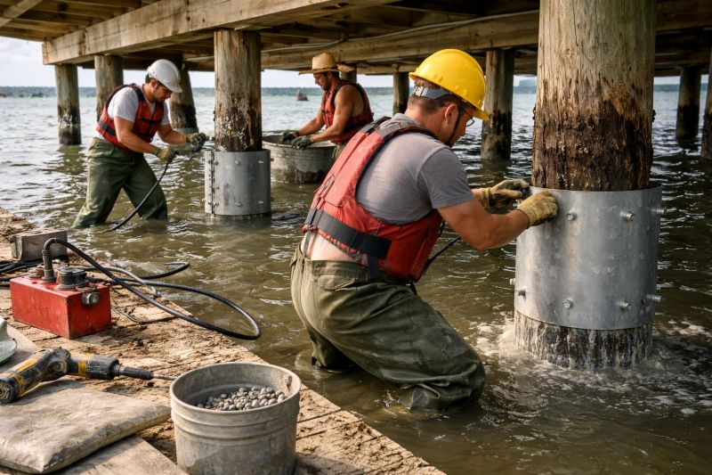 Piling Repair in Pipe Creek, TX