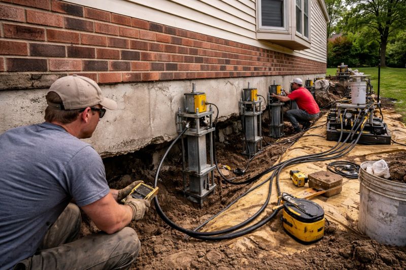 Settling Foundation Service in Bandera, TX
