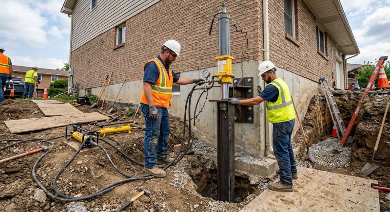 Settling Foundation Service in Pipe Creek, TX