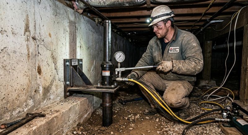 Settling Foundation Service in Pipe Creek, TX