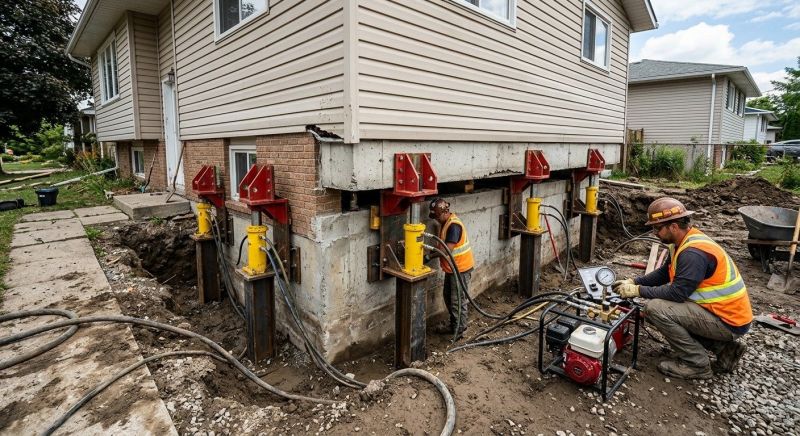 Sinking Foundation Lifting in Bandera, TX