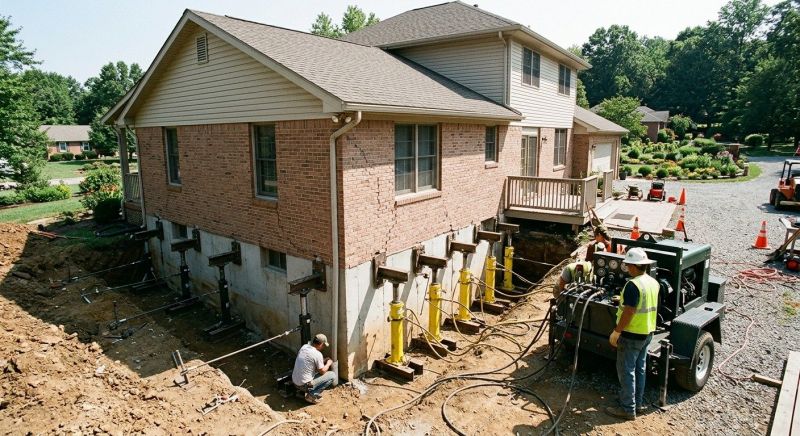 Sinking Foundation Lifting in Bandera, TX