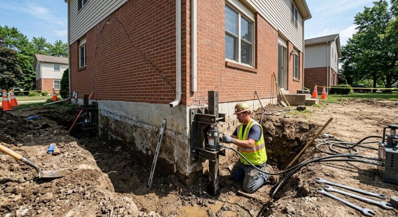 Sinking Foundation Repair in Boerne, TX