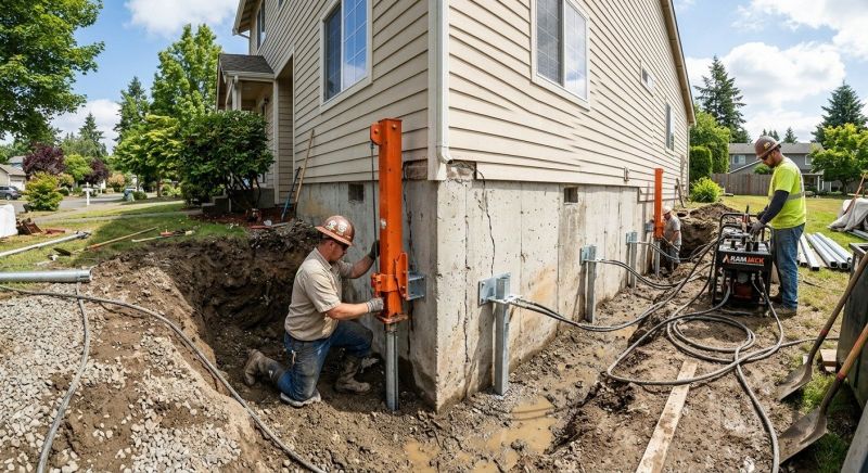 Sinking Foundation Repair in Bandera, TX
