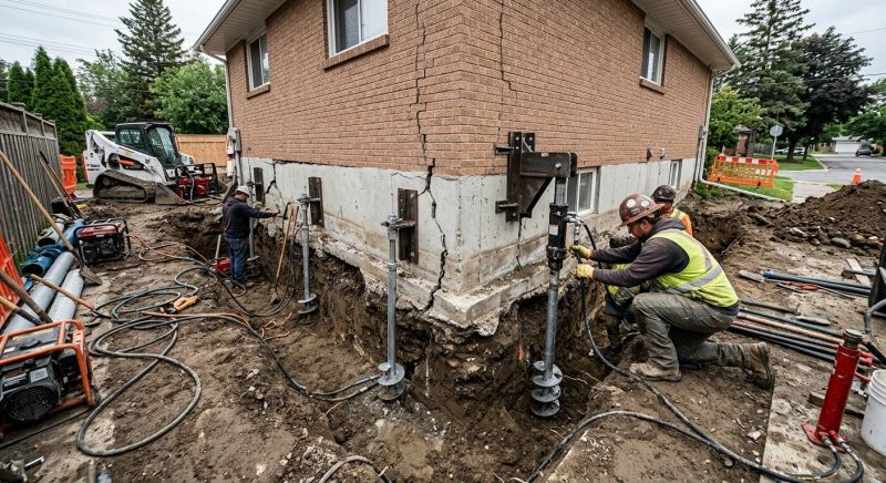 Sinking Foundation Repair in Medina, TX