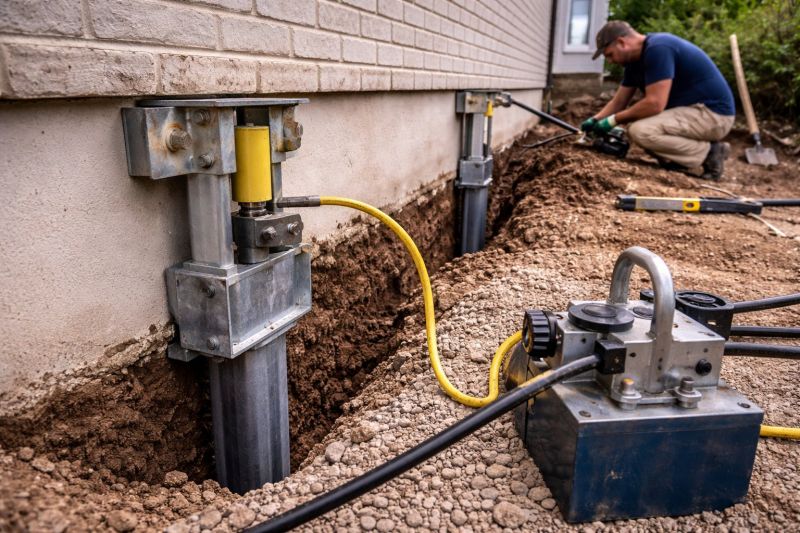 Sinking Foundation Repair in Pipe Creek, TX