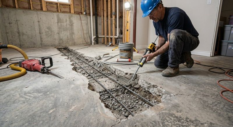 Slab Foundation Repair in Bandera, TX