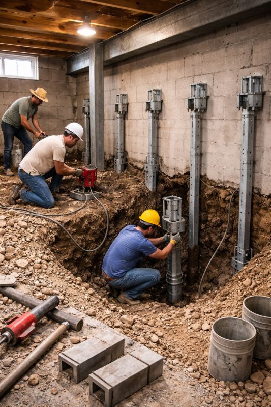 Structural Underpinning in Bandera, TX
