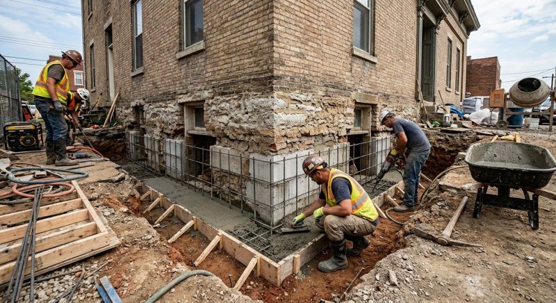 Structural Underpinning in Bandera, TX